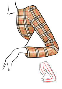 210x300 how to draw burberry plaid i draw fashion - Check Drawing