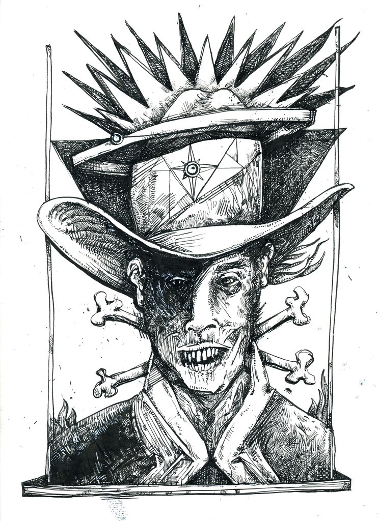 744x1024 Michael Herring Art - Check Drawing