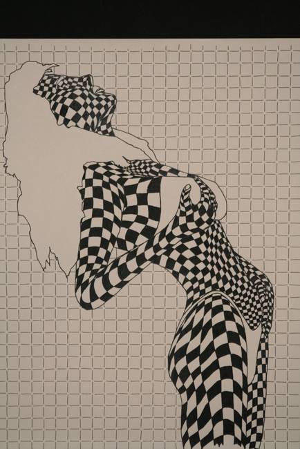 434x650 Stunning Checkerboard Drawings And Illustrations For Sale - Checkerboard Drawing