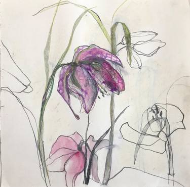 375x370 Checkerboard Flower Drawing - Checkerboard Drawing