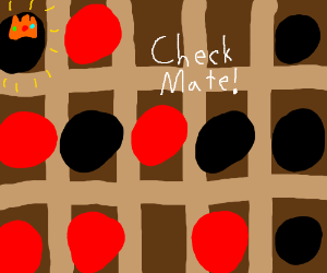300x250 Checkers Drawing - Checkers Drawing