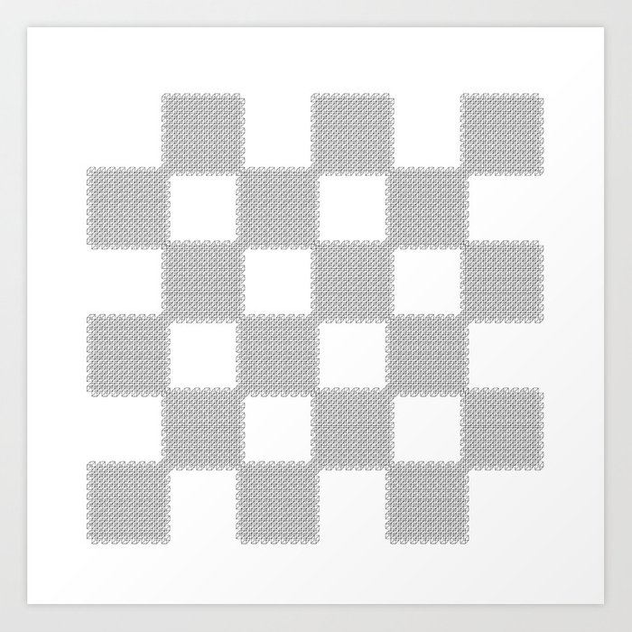 700x700 line drawing cubes - Checkers Drawing