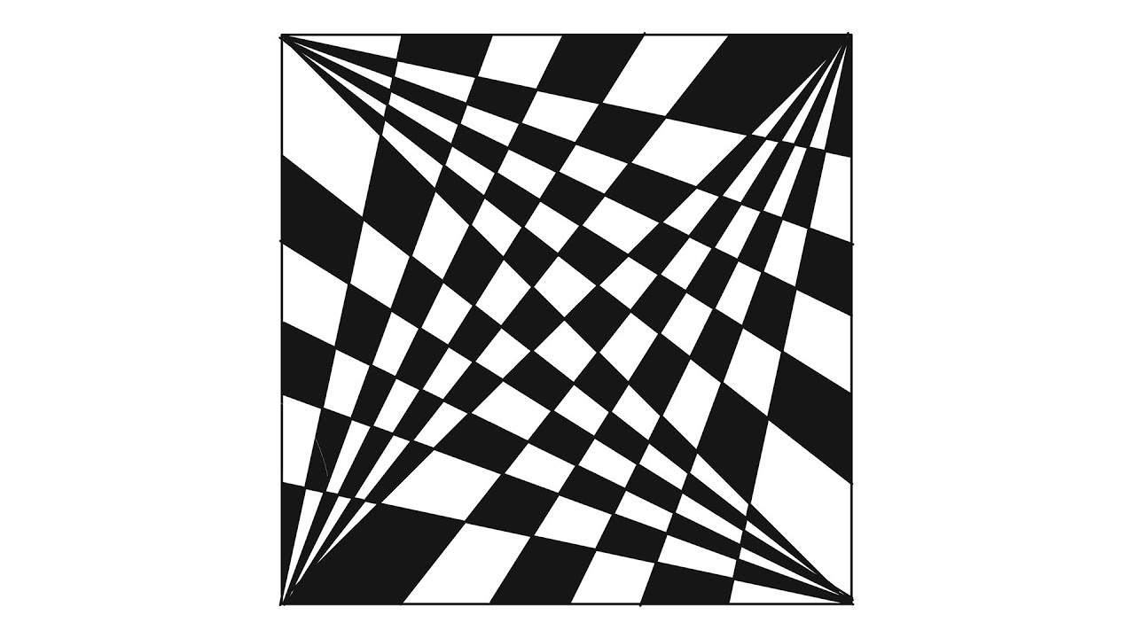 1280x720 this crazy geometrical drawing of checkers table ! - Checkers Drawing