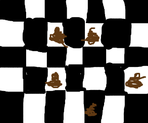 300x250 Poop Checkers Drawing - Checkers Drawing