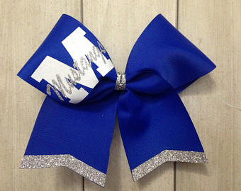 340x270 Royal Blue Cheer Bow Etsy - Cheer Bow Drawing