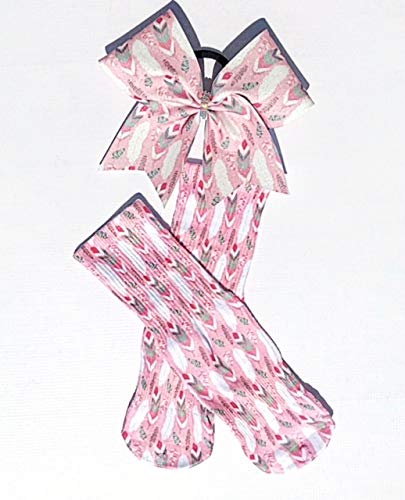 405x500 Tribal Feathers - Cheer Bow Drawing