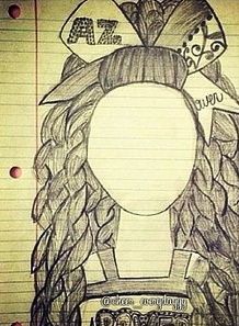 218x297 cheerleading drawings - Cheer Drawings