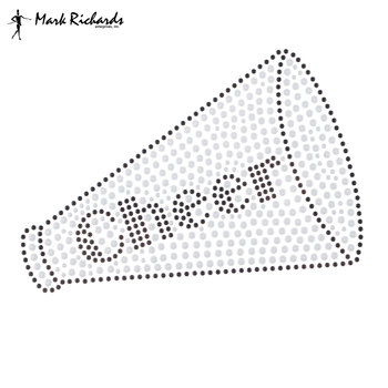 350x350 Cheer Megaphone Nailhead Iron - Cheer Megaphone Drawing