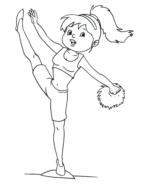 612x792 Coloring Pages Cheerleader Coloring Pages Cheer Megaphone - Cheer Megaphone Drawing