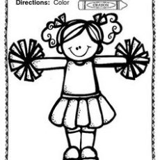 230x230 Fantastical Cheerleading Megaphone Coloring Pages Cheerleader - Cheer Megaphone Drawing