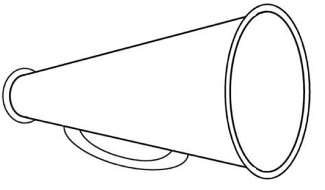 474x277 Megaphone Clipart Cheerleading Free Clipart Images Clipartcow - Cheer Megaphone Drawing