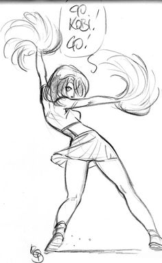 236x383 best cheerleaders and ballerinas images cheer, cheerleading - Cheerleader Drawing