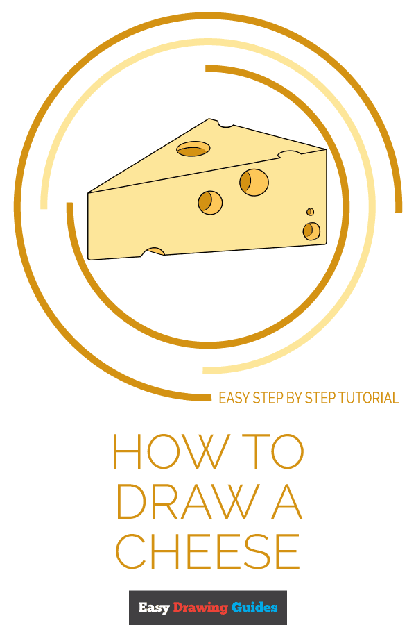 600x900 how to draw a cheese - Cheese Drawing