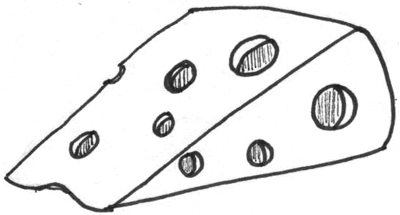 400x215 step how to draw cheese with easy step - Cheese Drawing