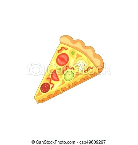 450x470 Pizza Slice Drawing - Cheese Pizza Drawing
