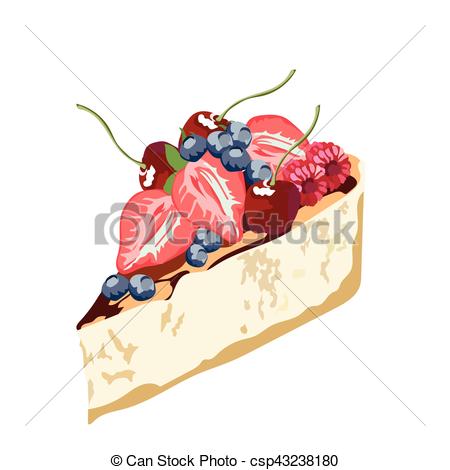 450x470 cheesecake dessert delicious slice cheesecake with fruits dessert - Cheesecake Drawing