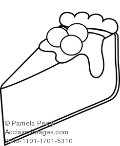 246x300 clip art illustration of a cherry cheesecake coloring page - Cheesecake Drawing