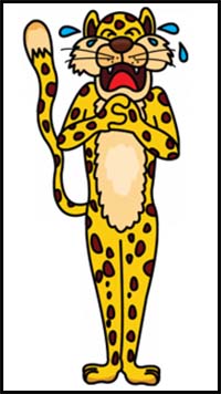 200x356 how to draw cartoon cheetahs realistic cheetahs drawing - Cheetah Cartoon Drawing