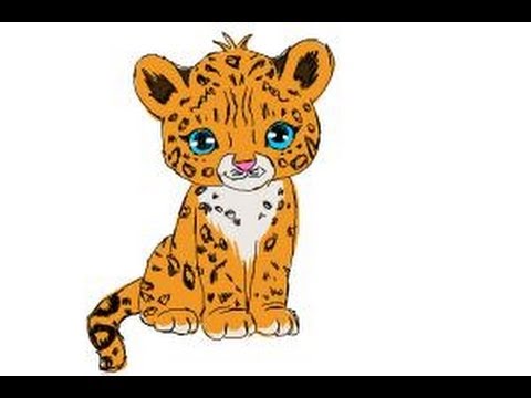 480x360 how to draw a cartoon cheetah - Cheetah Cartoon Drawing