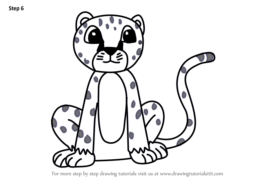 Cheetah Cartoon Drawing At Paintingvalley.com 