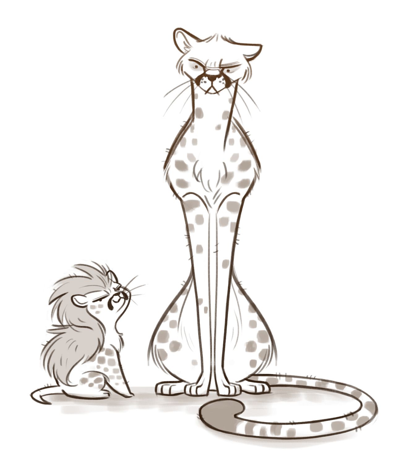 1280x1530 Character Design Animal References Cat Drawing, Drawings, Art - Cheetah Cartoon Drawing