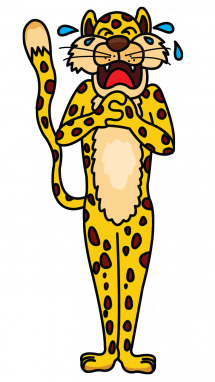 215x382 How To Draw Cheetah For Kids, Cartoons, Easy Step - Cheetah Drawing Easy