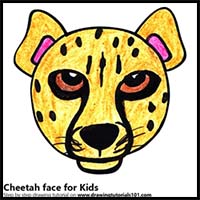 200x200 how to draw cartoon cheetahs realistic cheetahs drawing - Cheetah Drawing Step By Step