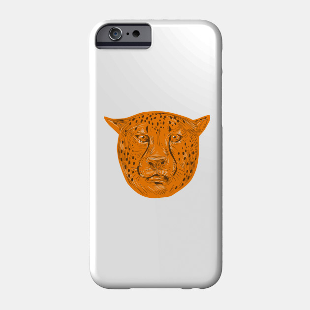 630x630 Cheetah Head Drawing - Cheetah Head Drawing