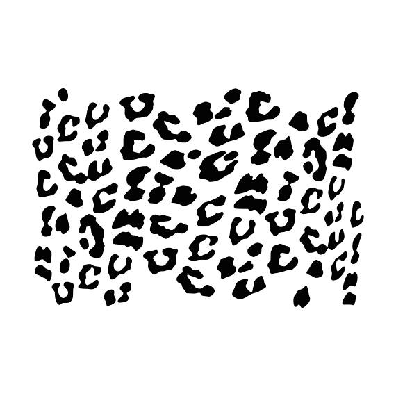 570x570 Collection Of Cheetah Print Black And White Clipart High - Cheetah Outline Drawing
