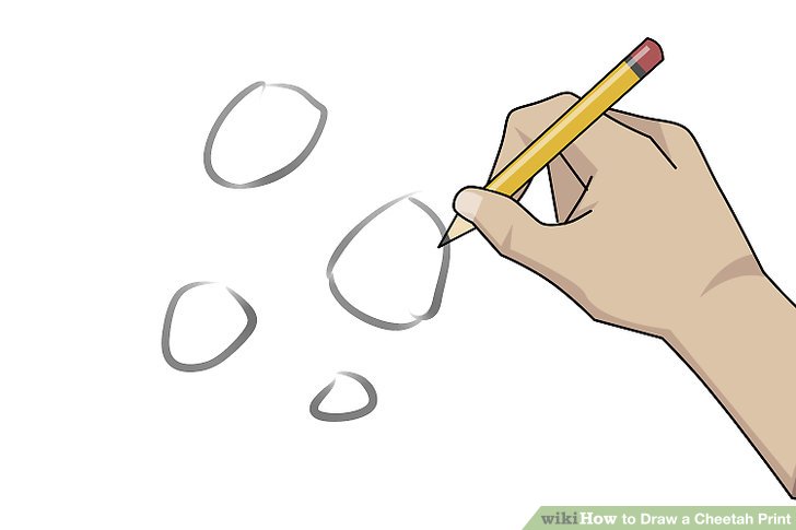 728x485 Ways To Draw A Cheetah Print - Cheetah Print Drawing