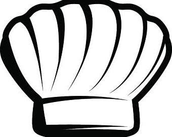 340x270 new chef hat clipart book drawing etsy - Chef Hat Drawing