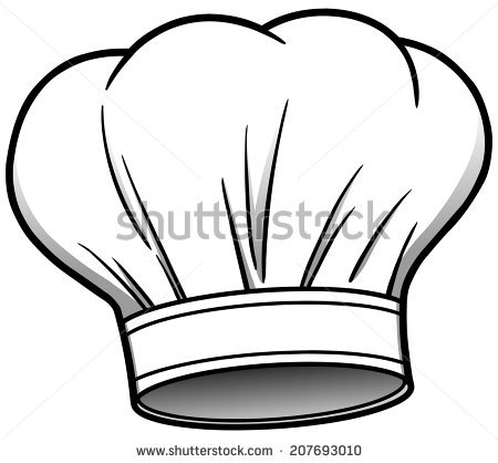 450x418 pictures of chefs hats group with items - Chef Hat Drawing