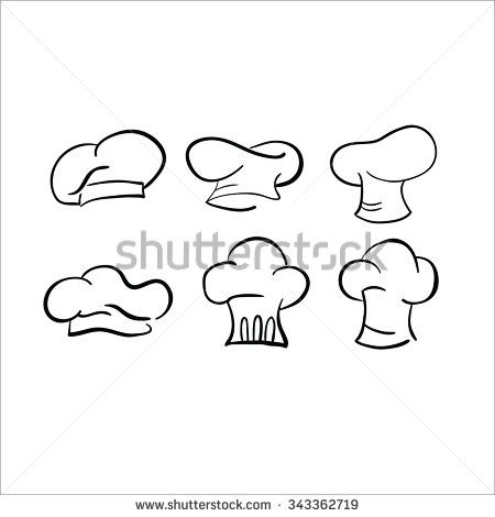 450x470 chef hat sketch vector drawing cap white - Chef Hat Drawing