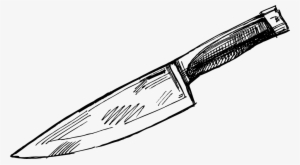 300x165 chef knife png, transparent chef knife png image free download - Chef Knife Drawing