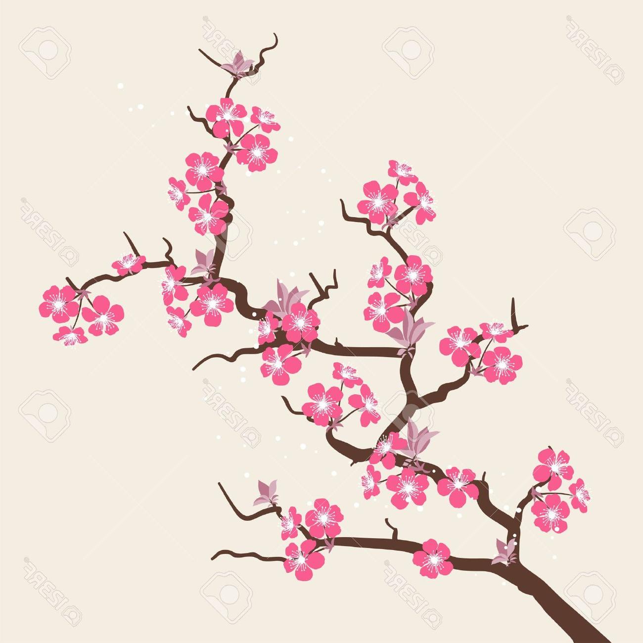 1300x1300 Sakura Drawing - Cherry Blossom Drawing Wallpaper