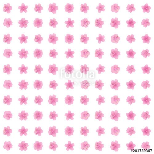 500x500 Sakura Flower Icon Set Cherry Blossom Flower Pattern Seamless - Cherry Blossom Flower Drawing