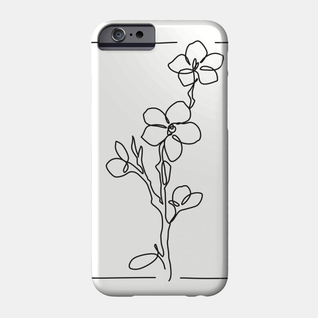 630x630 Cherry Blossom Line Drawing - Cherry Blossom Line Drawing