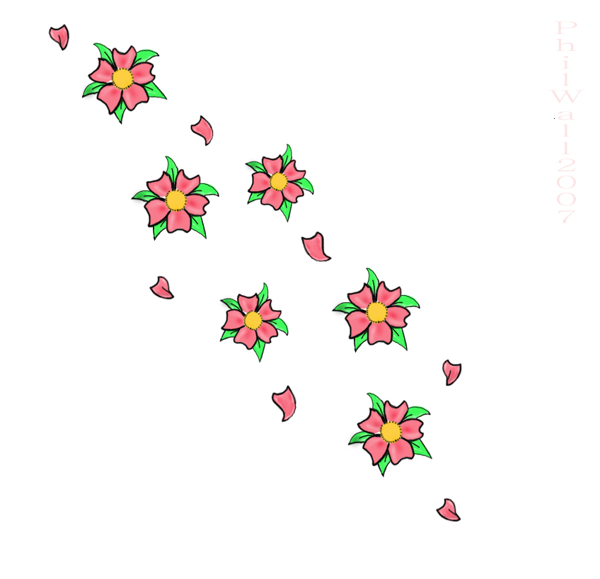 848x818 Nice Cherry Blossom Tattoo Design - Cherry Blossom Tattoo Drawing