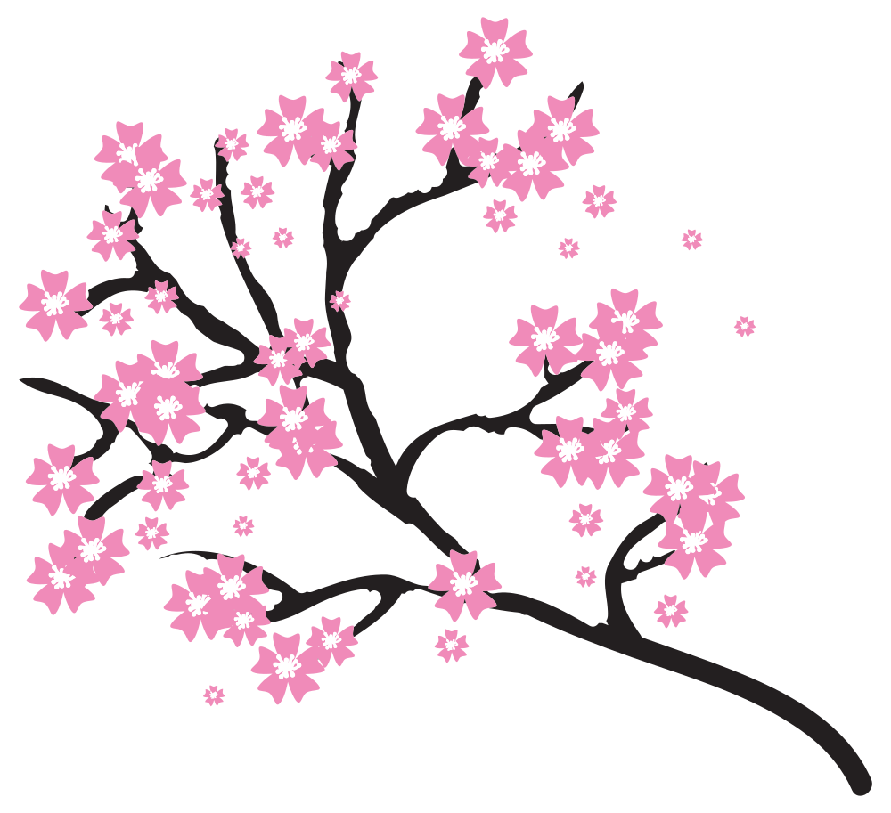 1000x913 Pretty Cherry Blossom Tree Transparent Png Clipart Free Download - Cherry Blossom Tree Branch Drawing