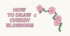 300x157 How To Draw Flowers And Trees Easy Drawing Guides - Cherry Blossom Tree Drawing Step By Step