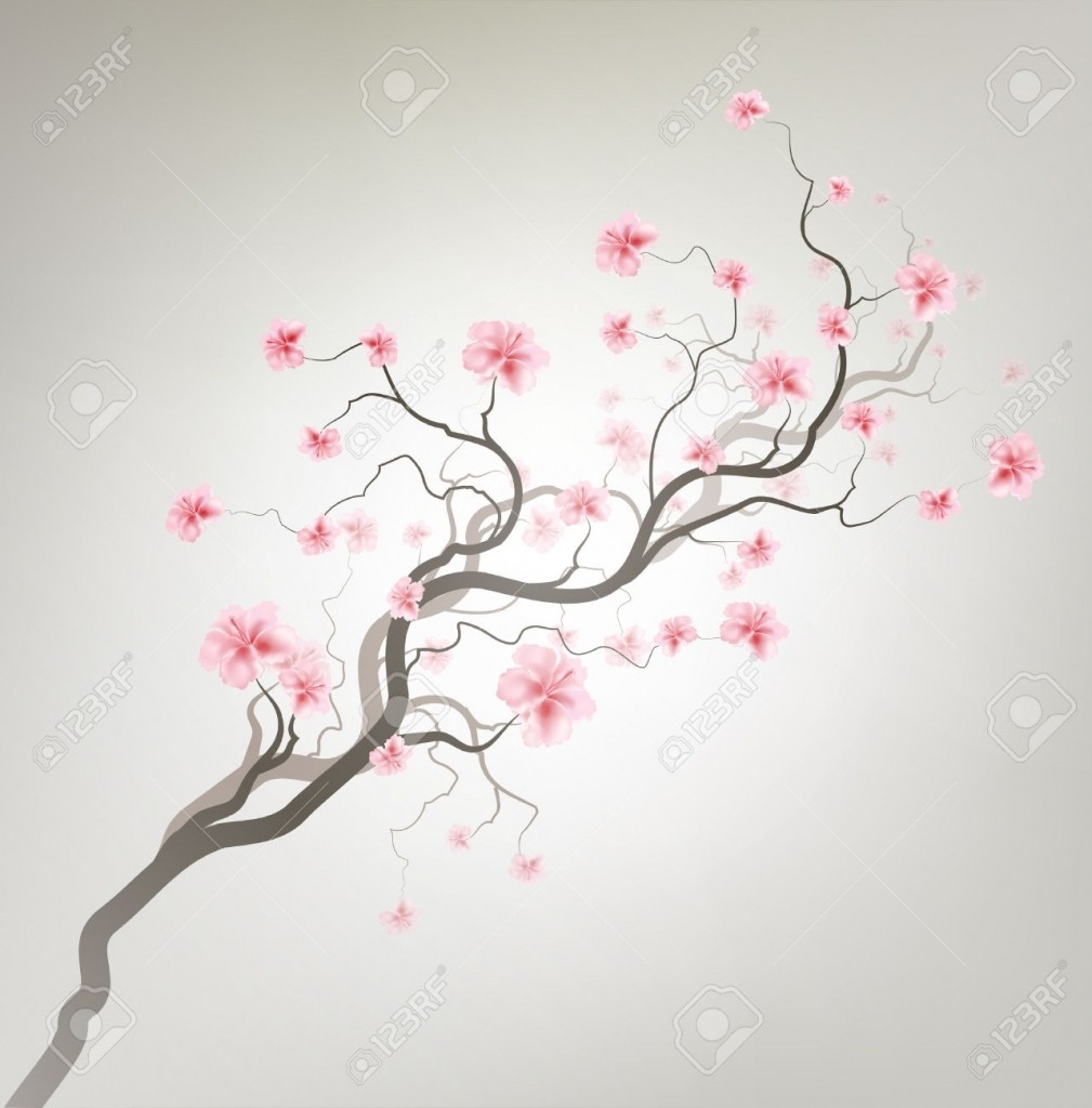 1009x1024 Cherry Blossom Tree Drawing Easy Sketches Of Trees - Cherry Blossoms Tree Drawing