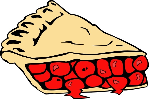 594x397 Cherry Pie Clip Art Free Vector In Open Office Drawing - Cherry Pie Drawing