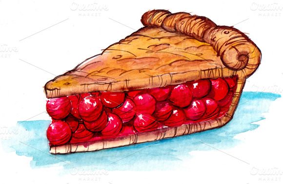580x378 Check Out Cherry Pie - Cherry Pie Drawing