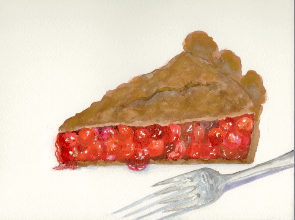 1024x764 Cherry Pie Fine Art Musings - Cherry Pie Drawing