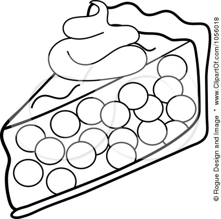 454x450 Cherry Pie Clipart Black And White Great Free Clipart - Cherry Pie Drawing