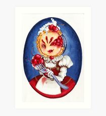 210x230 Cherry Pie Drawing Art Prints Redbubble - Cherry Pie Drawing