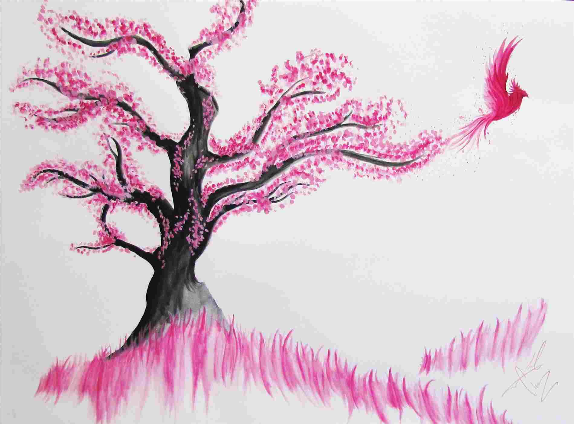 1899x1405 Pin Japanese Cherry Tree Drawing - Cherry Tree Drawing