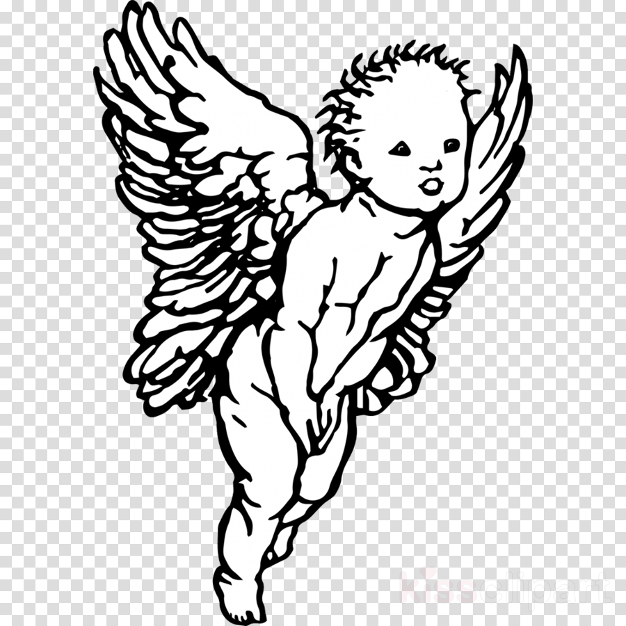 900x900 Download Baby Angel Drawing Clipart Cherub Drawing Angel - Cherub Angel Drawing