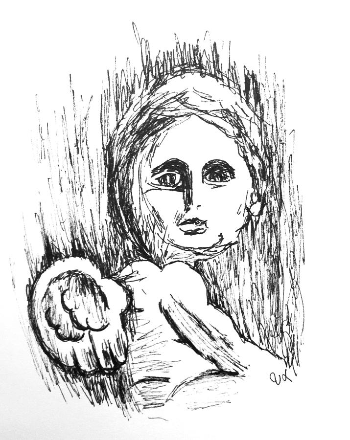 715x900 cherub drawing - Cherub Drawing