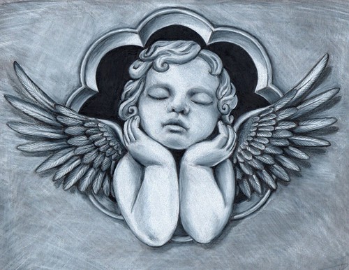 Cherub Drawing at PaintingValley.com | Explore collection of Cherub Drawing